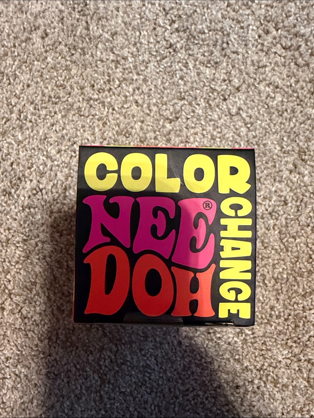 NEE DOH Color Change Toy - Yellow/Orange